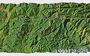 Satellite 3D Map of the area around 48° 54' 57" N, 117° 13' 29" W