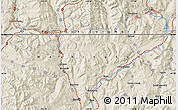 Shaded Relief Map of Trail