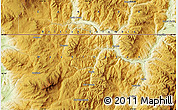 Physical Map of Rock Creek
