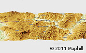 Physical Panoramic Map of Rock Creek