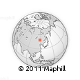 Outline Map of the Area around 48° 54' 57" N, 119° 4' 29" E, rectangular outline