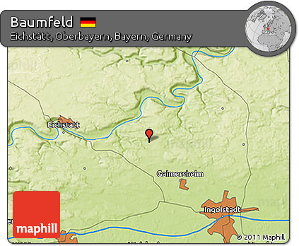 Physical 3D Map of Baumfeld