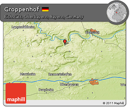 Physical 3D Map of Groppenhof
