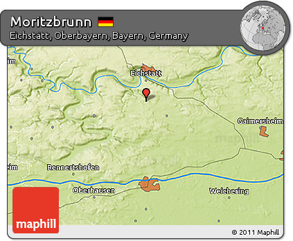 Physical 3D Map of Moritzbrunn