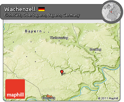 Physical 3D Map of Wachenzell