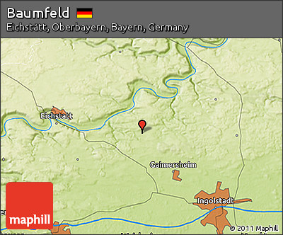 Physical 3D Map of Baumfeld