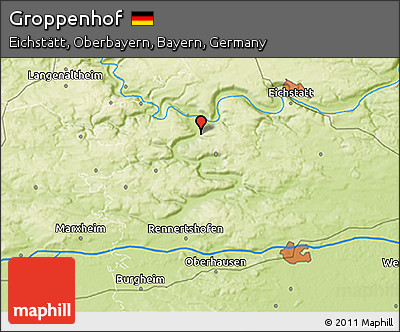 Physical 3D Map of Groppenhof