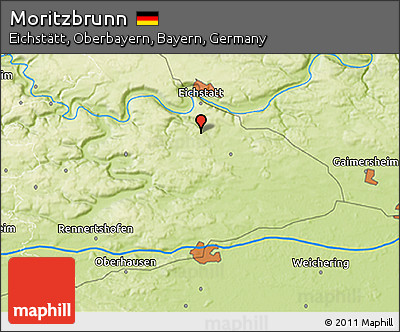 Physical 3D Map of Moritzbrunn
