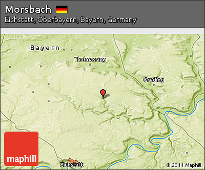Physical 3D Map of Morsbach