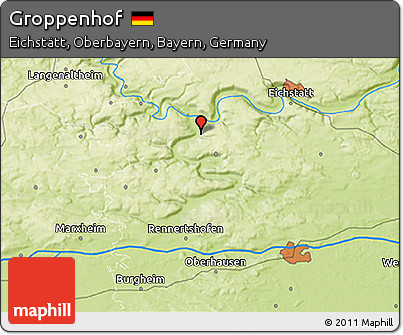 Physical 3D Map of Groppenhof
