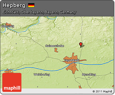 Physical 3D Map of Hepberg