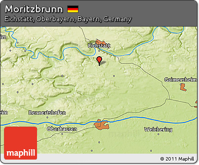 Physical 3D Map of Moritzbrunn