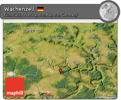 Satellite 3D Map of Wachenzell