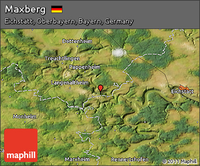 Satellite 3D Map of Maxberg