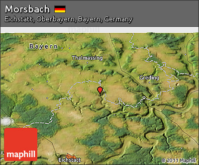 Satellite 3D Map of Morsbach