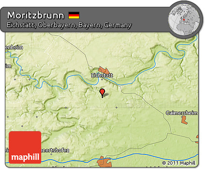Physical Map of Moritzbrunn