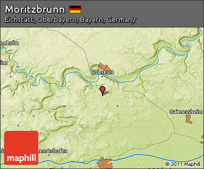 Physical Map of Moritzbrunn