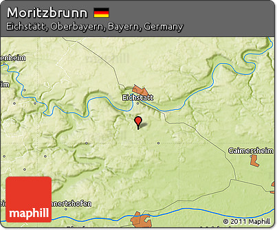 Physical Map of Moritzbrunn