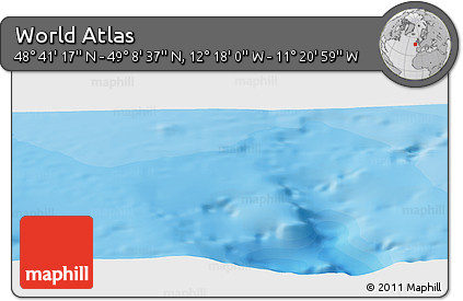 Political Panoramic Map of the Area around 48° 54' 57" N, 11° 49' 29" W