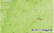 Physical Map of the area around 48° 54' 57" N, 125° 1' 30" E