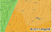 Political Map of the area around 48° 54' 57" N, 125° 1' 30" E