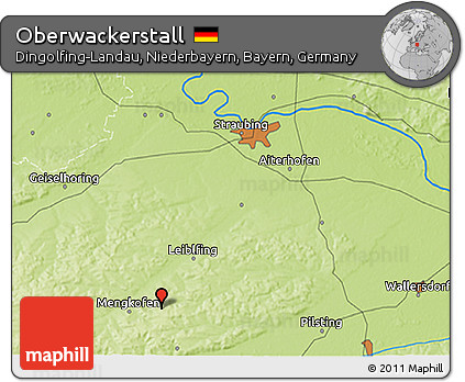 Physical 3D Map of Oberwackerstall
