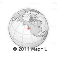 Outline Map of the Area around 48° 54' 57" N, 130° 49' 29" W, rectangular outline