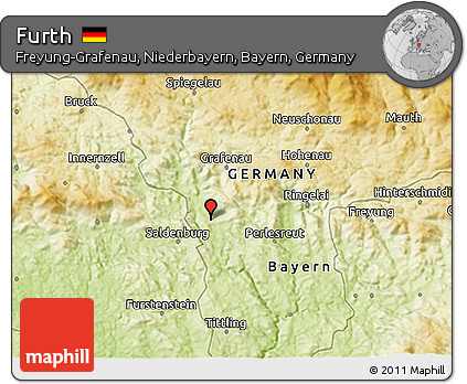 Physical 3D Map of Furth