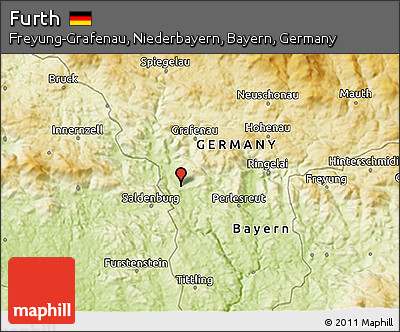 Physical 3D Map of Furth