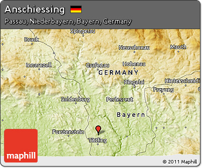 Physical 3D Map of Anschiessing
