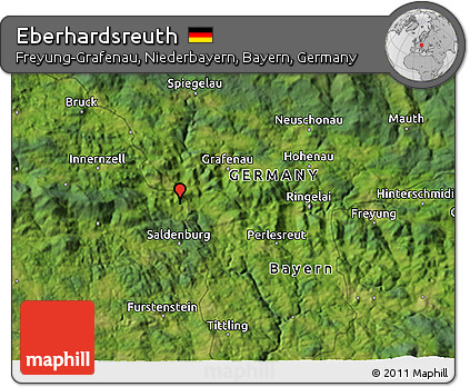 Satellite 3D Map of Eberhardsreuth