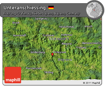Satellite 3D Map of Unteranschiessing