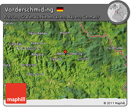 Satellite 3D Map of Vorderschmiding