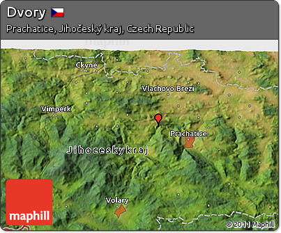 Satellite 3D Map of Dvory