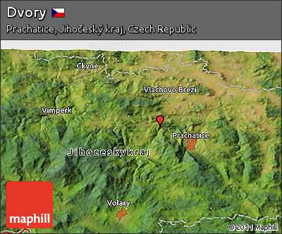 Satellite 3D Map of Dvory