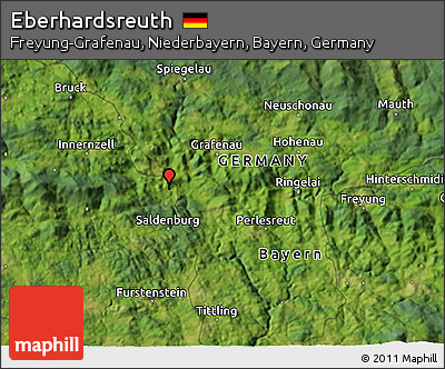 Satellite 3D Map of Eberhardsreuth