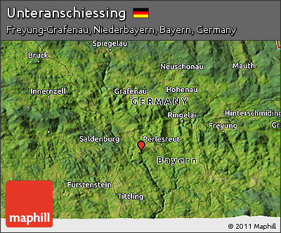 Satellite 3D Map of Unteranschiessing