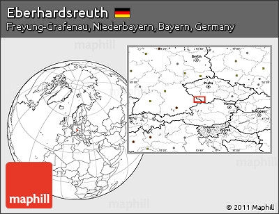 Blank Location Map of Eberhardsreuth