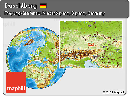 Physical Location Map of Duschlberg