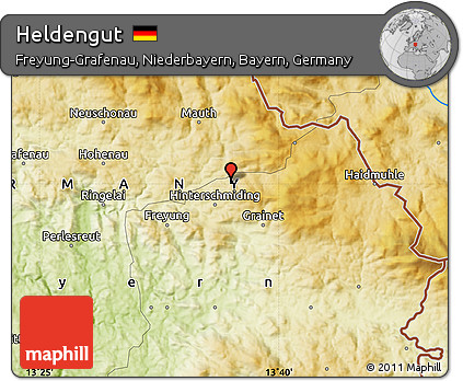 Physical Map of Heldengut