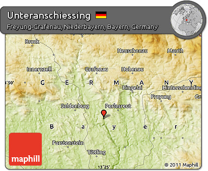 Physical Map of Unteranschiessing