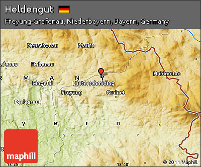 Physical Map of Heldengut