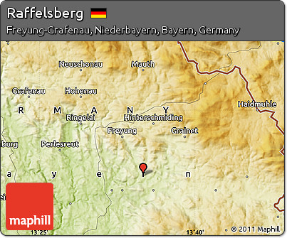 Physical Map of Raffelsberg