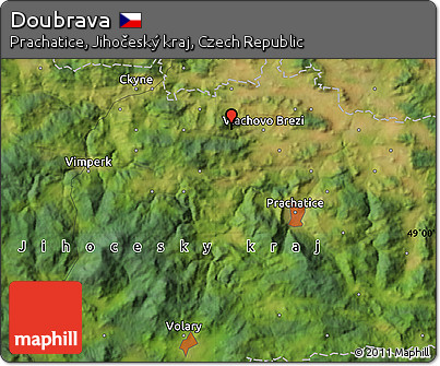 Satellite Map of Doubrava