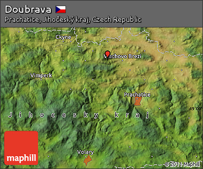 Satellite Map of Doubrava