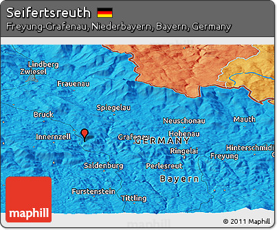 Political Panoramic Map of Seifertsreuth