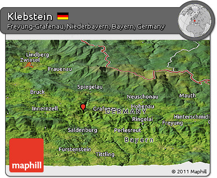 Satellite Panoramic Map of Klebstein