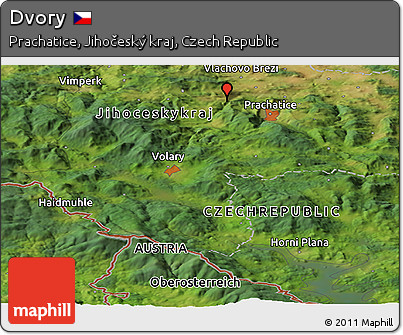 Satellite Panoramic Map of Dvory