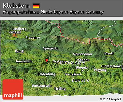 Satellite Panoramic Map of Klebstein