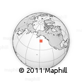 Outline Map of the Area around 48° 54' 57" N, 146° 58' 29" W, rectangular outline